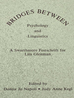 cover image of Bridges Between Psychology and Linguistics